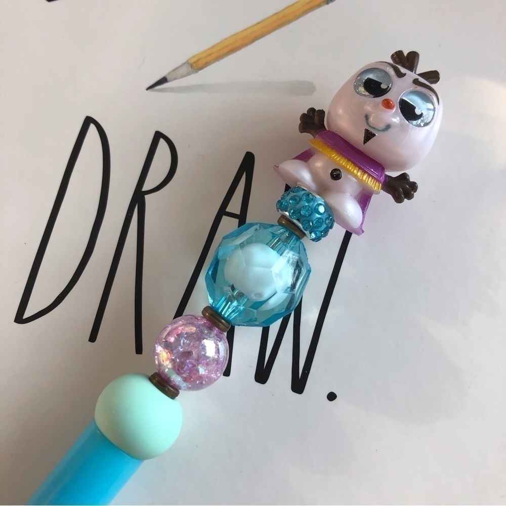 Disney Doorables: Olaf Retells: Aladdin: Jafar handmade beaded pen